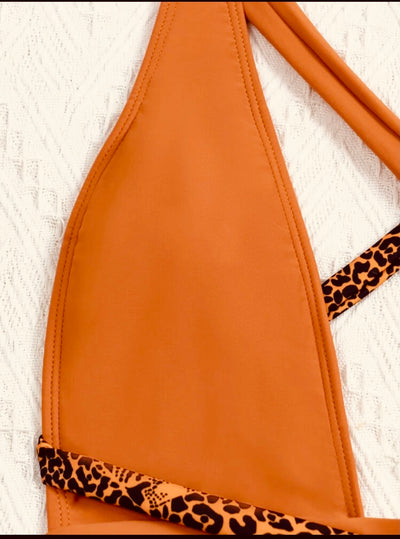 Leopard Plunge One-Piece